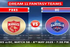 PBKS vs DC Dream11 Prediction: Today IPL 58th Match Dream11 Best Team Suggestion, Key Picks, Playing XI & Pitch Report